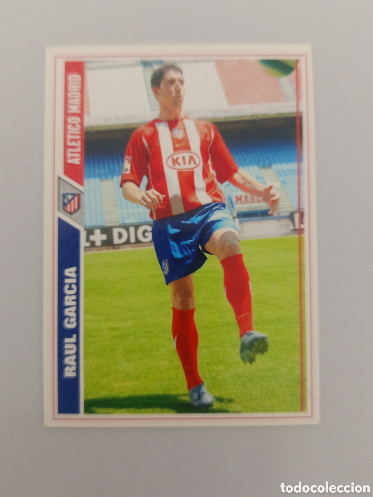 Cromos de Futebol: ❇️ CROMO ⚽ RA&Uacute;L GARC&Iacute;A ATL&Eacute;TICO DE MADRID FICHAS LIGA 2008 07 08 2007 2008 MUNDICROMO ❇️