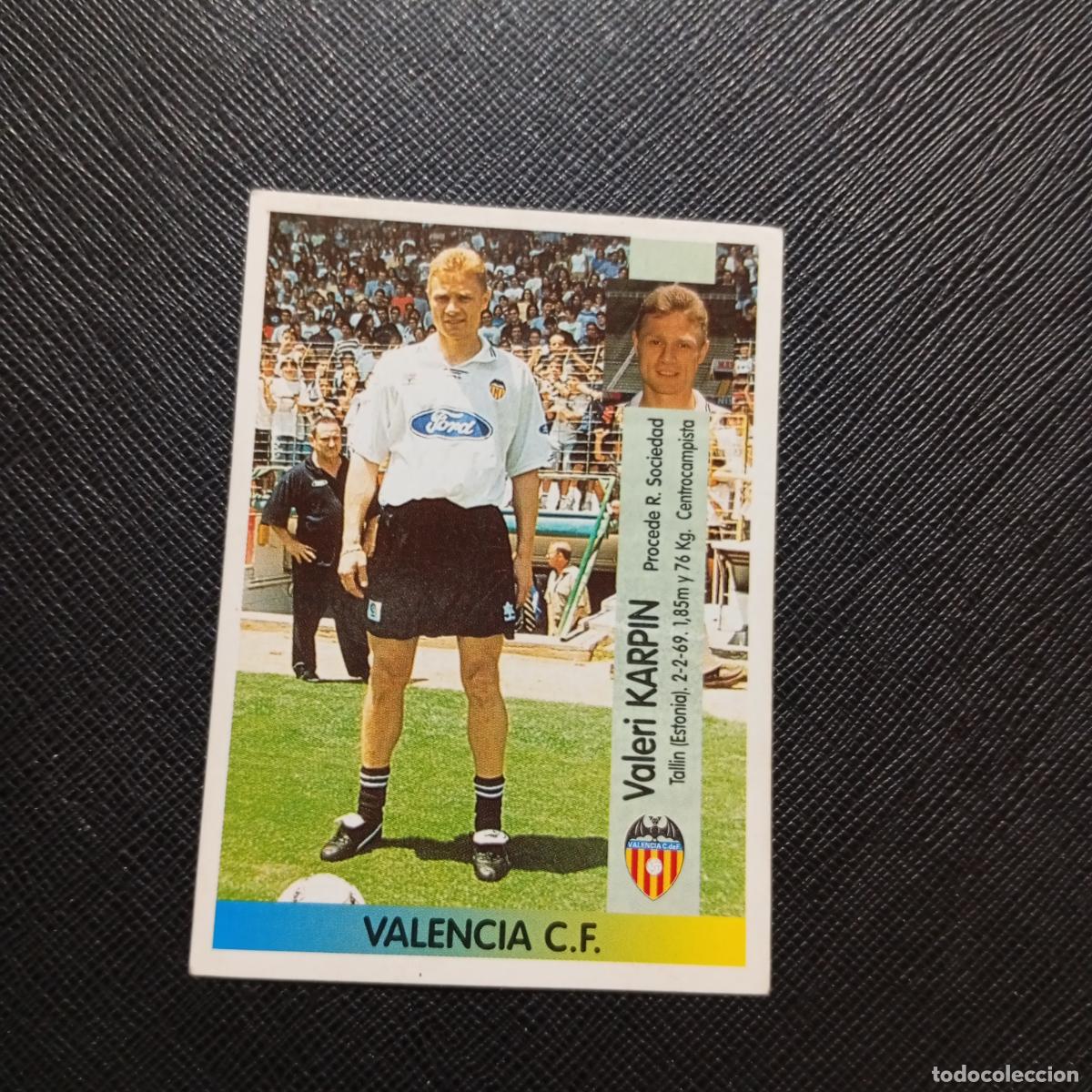Cromos de Futebol: 373 KARPIN VALENCIA PANINI 1996 1997 CROMO FUTBOL LIGA 96 97 - SIN PEGAR - A191 PG415