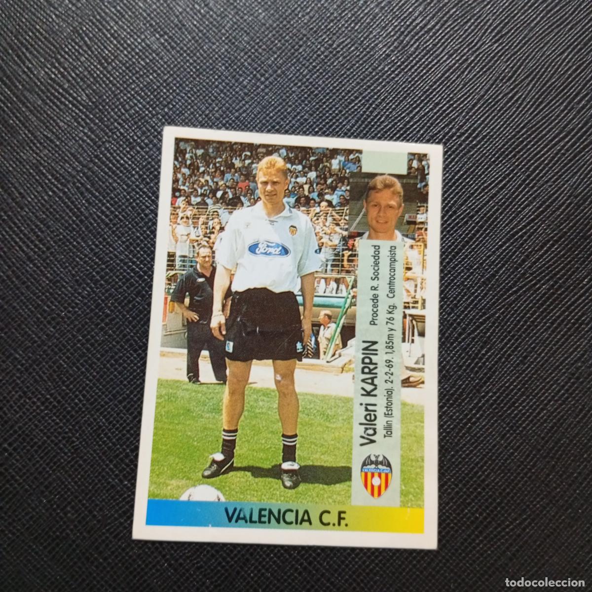 Figurine di Calcio: 373 KARPIN VALENCIA PANINI 1996 1997 CROMO FUTBOL LIGA 96 97 - SIN PEGAR - A191 PG415 B