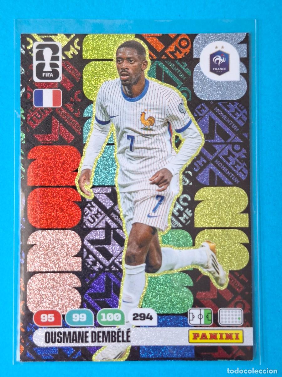 Cromos de F&uacute;tbol: Momentum #OUSMANE DEMB&Eacute;L&Eacute; (France) - PANINI Adrenalyn XL FIFA World CUP 2026