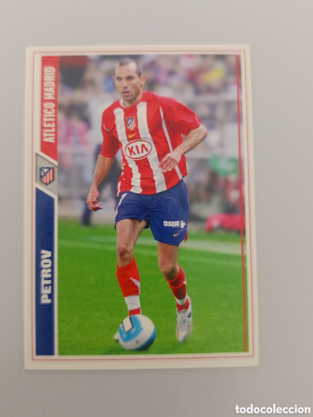 Cromos de F&uacute;tbol: ❇️ CROMO ⚽ PETROV ATL&Eacute;TICO DE MADRID FICHAS LIGA 2008 07 08 2007 2008 MUNDICROMO ❇️