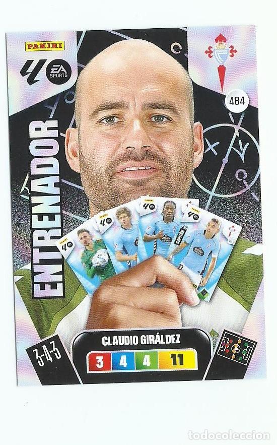Cromos de F&uacute;tbol: ADRENALYN 2025/2026 484 GILRALDEZ CELTA &rdquo;&rdquo;&rdquo;ENTRENADOR&rdquo;&rdquo; , NUEVO PERFECTO