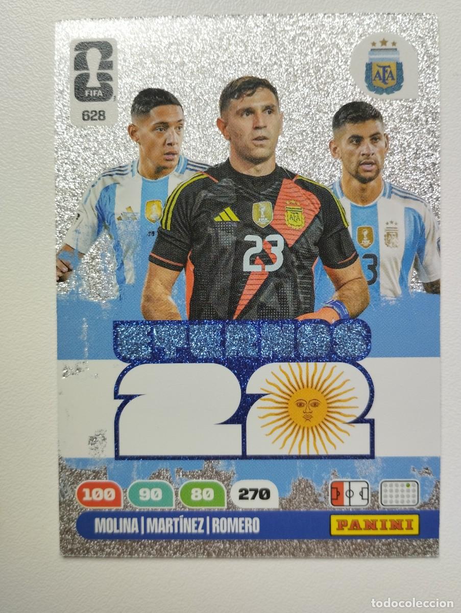 Cromos de F&uacute;tbol: CROMO CARD ADRENALYN MUNDIAL WORLD CUP 2026 ETERNOS 628 ARGENTINA