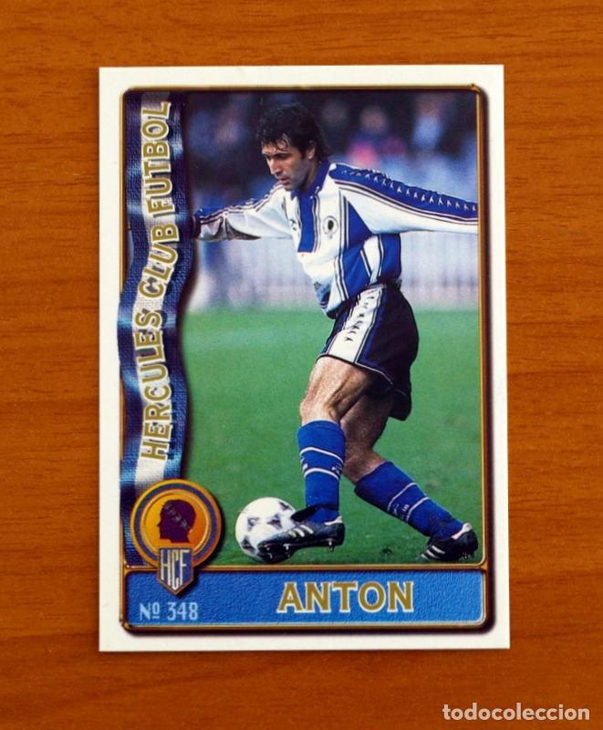 Cromos de F&uacute;tbol: H&eacute;rcules -N&ordm; 348 Anton -Mundicromo Las Fichas de la Liga de F&uacute;tbol 1996-1997-96-97