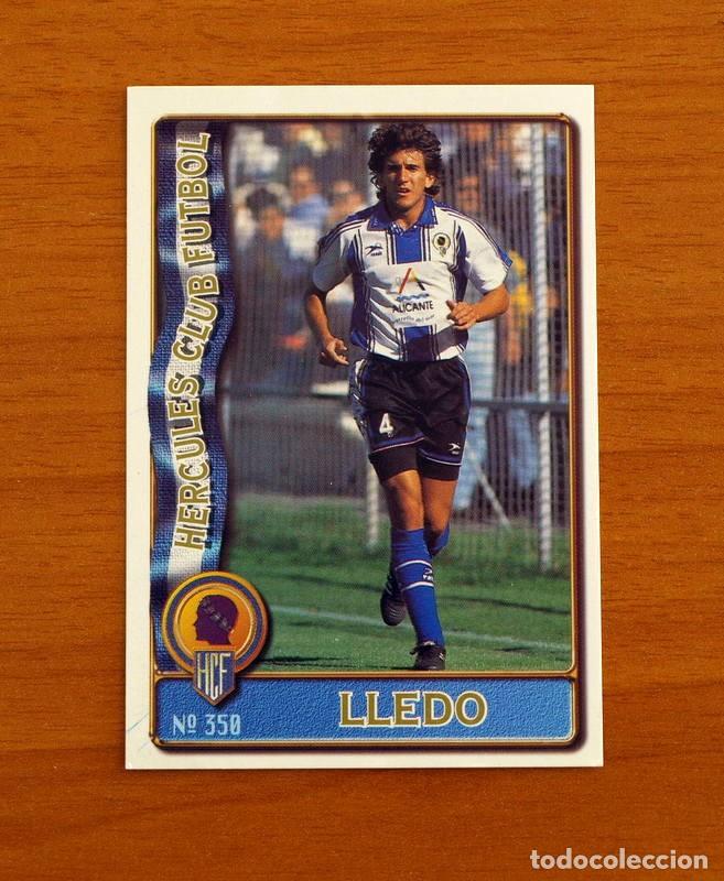 Cromos de F&uacute;tbol: H&eacute;rcules -N&ordm; 350 Lledo -Mundicromo Las Fichas de la Liga de F&uacute;tbol 1996-1997-96-97