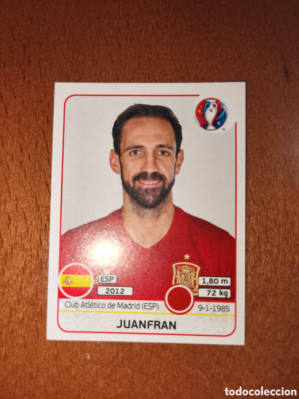 Cromos de F&uacute;tbol: Juanfran n&deg;357 UEFA Euro 2016 Espa&ntilde;a