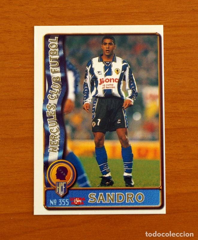 Cromos de F&uacute;tbol: H&eacute;rcules -N&ordm; 355 Sandro -&Uacute;ltima Hora -Mundicromo Las Fichas de la Liga de F&uacute;tbol 1996-1997-96-97