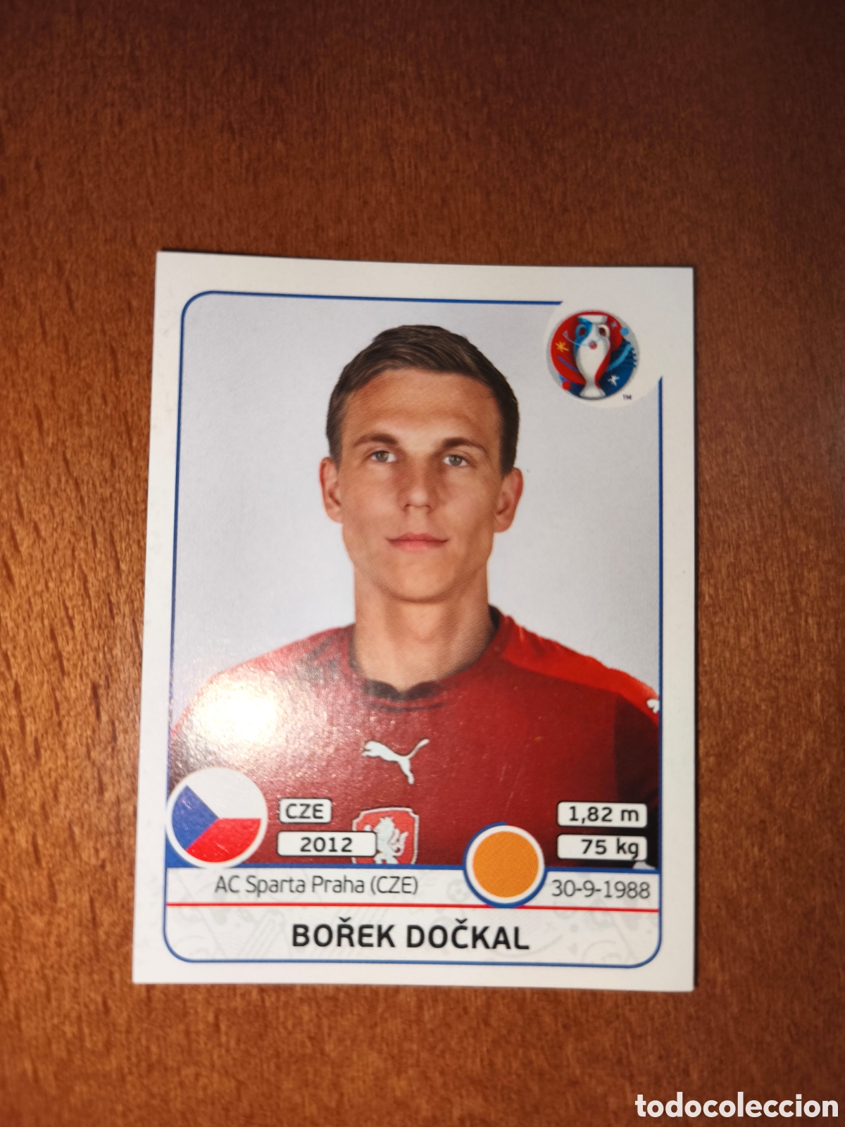 Cromos de F&uacute;tbol: Borek Dockal n&deg;398 UEFA Euro 2016 Rep&uacute;blica Checa