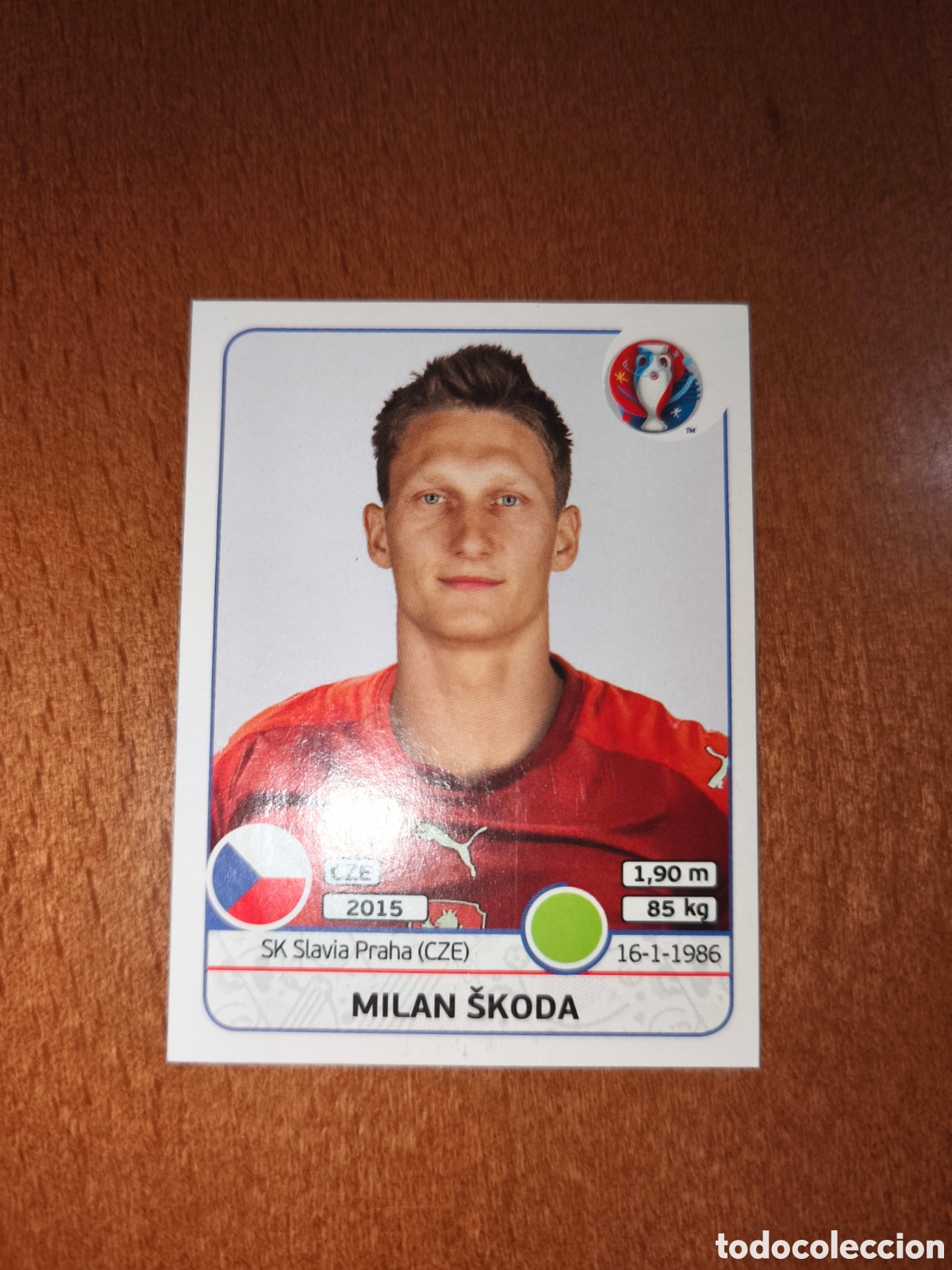 Cromos de F&uacute;tbol: Milan Skoda n&deg;402 UEFA Euro 2016 Rep&uacute;blica Checa