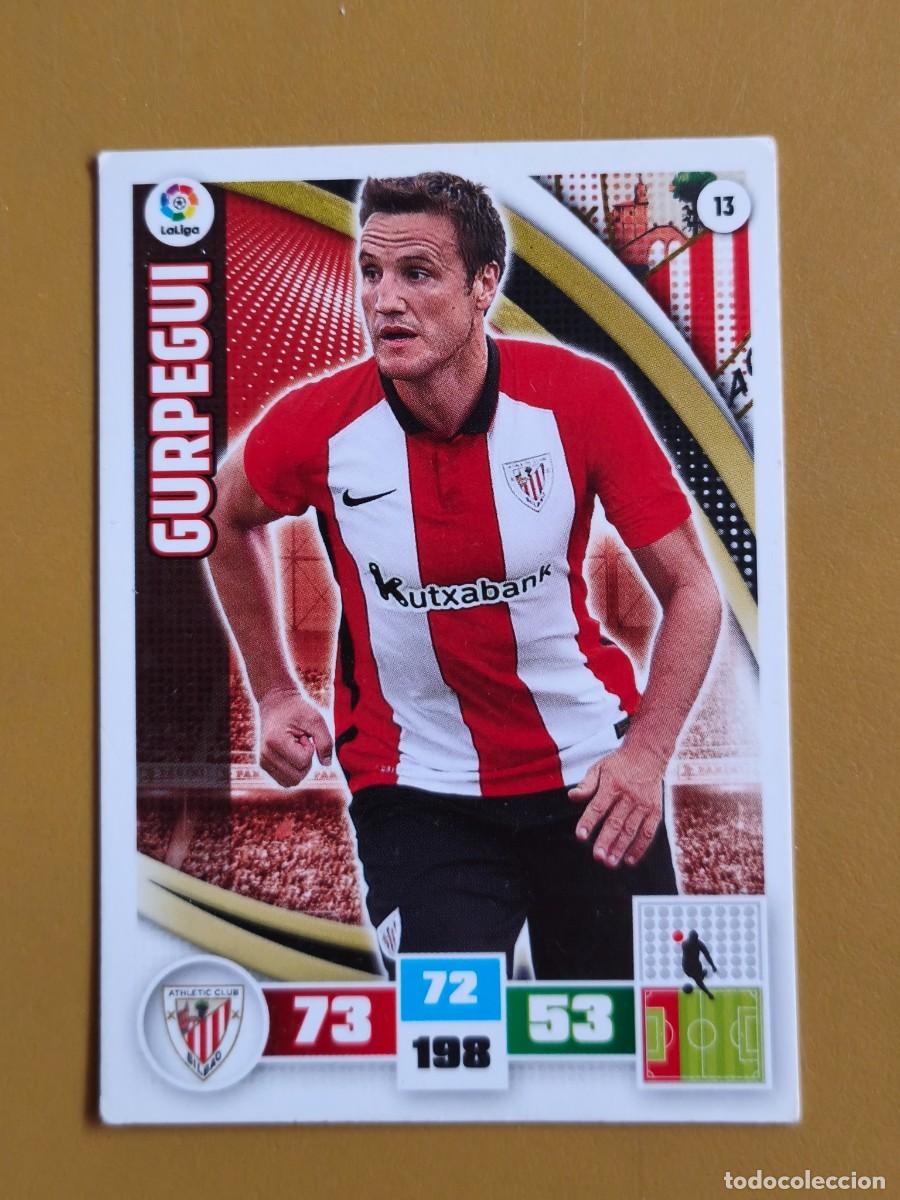 Cromos de F&uacute;tbol: gurpegui, adrenalyn 2015 16
