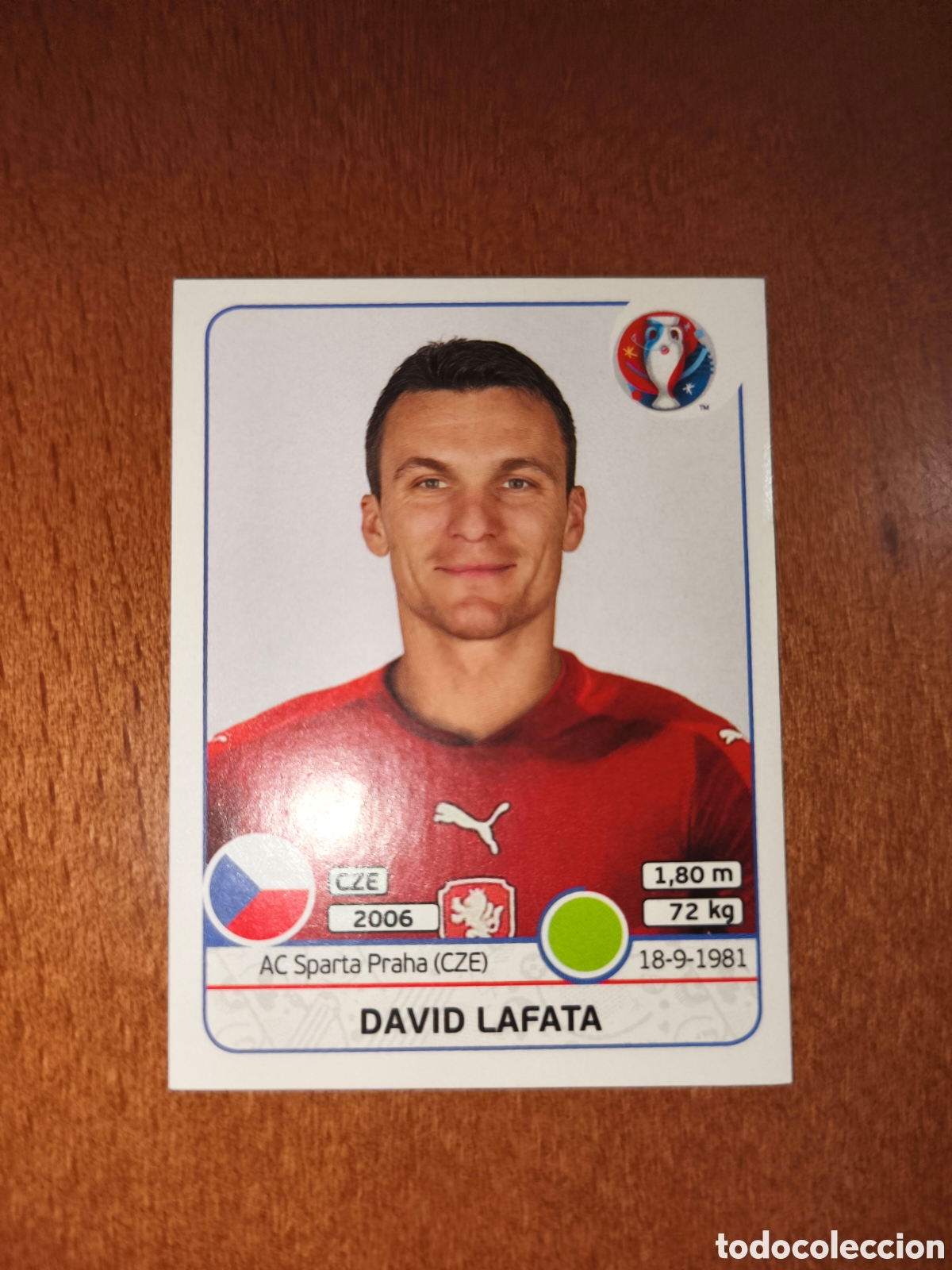 Cromos de F&uacute;tbol: David Lafata n&deg;403 UEFA Euro 2016 Rep&uacute;blica Checa