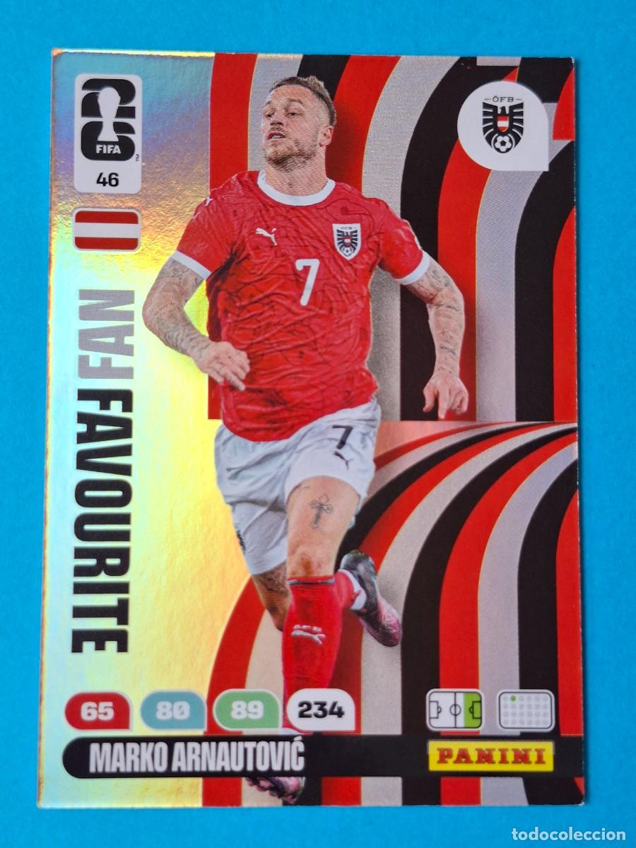 Cartes &agrave; collectionner de Football: Fan Favourite #46 MARKO ARNAUTOVIC (Austria) - PANINI Adrenalyn XL FIFA World CUP 2026