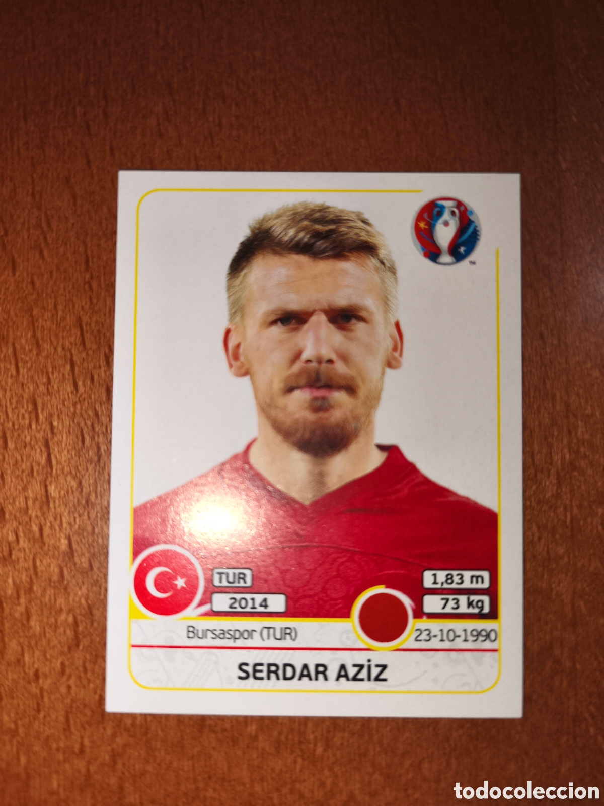 Figurine di Calcio: Serdar Aziz n&deg;406 UEFA Euro 2016 Turqu&iacute;a
