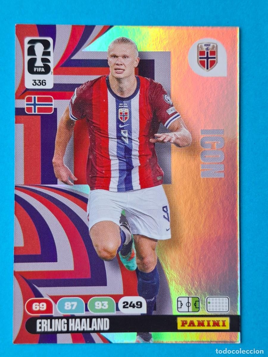 Figurine di Calcio: Icon #336 ERLING HAALAND (Norway) - PANINI Adrenalyn XL FIFA World CUP 2026