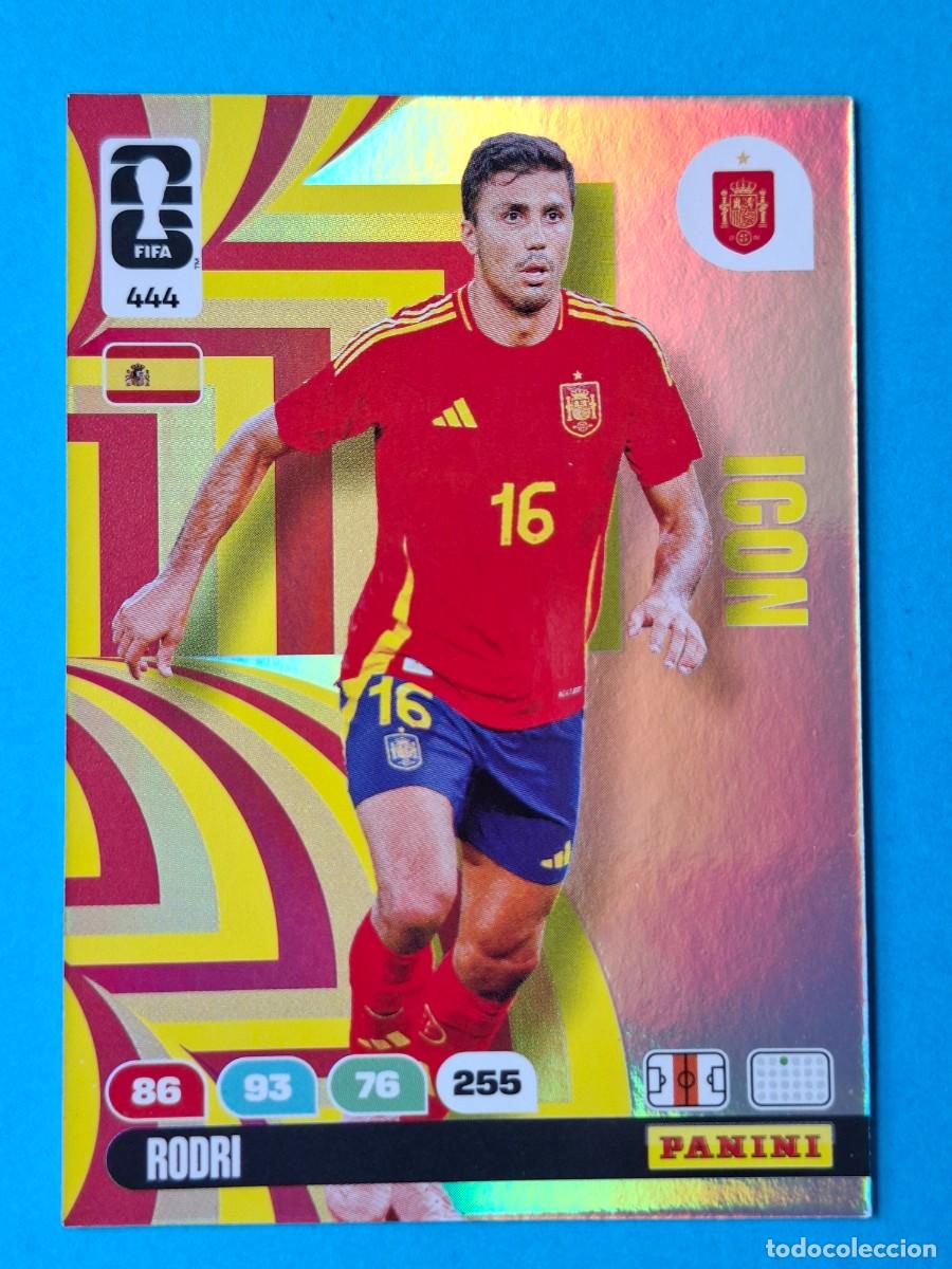 Figurine di Calcio: Icon #444 RODRI (Spain) - PANINI Adrenalyn XL FIFA World CUP 2026