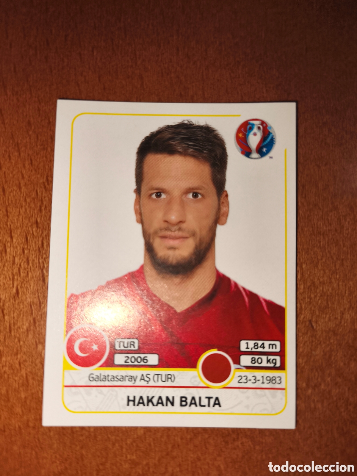 Figurine di Calcio: Hakan Balta n&deg;407 UEFA Euro 2016 Turqu&iacute;a