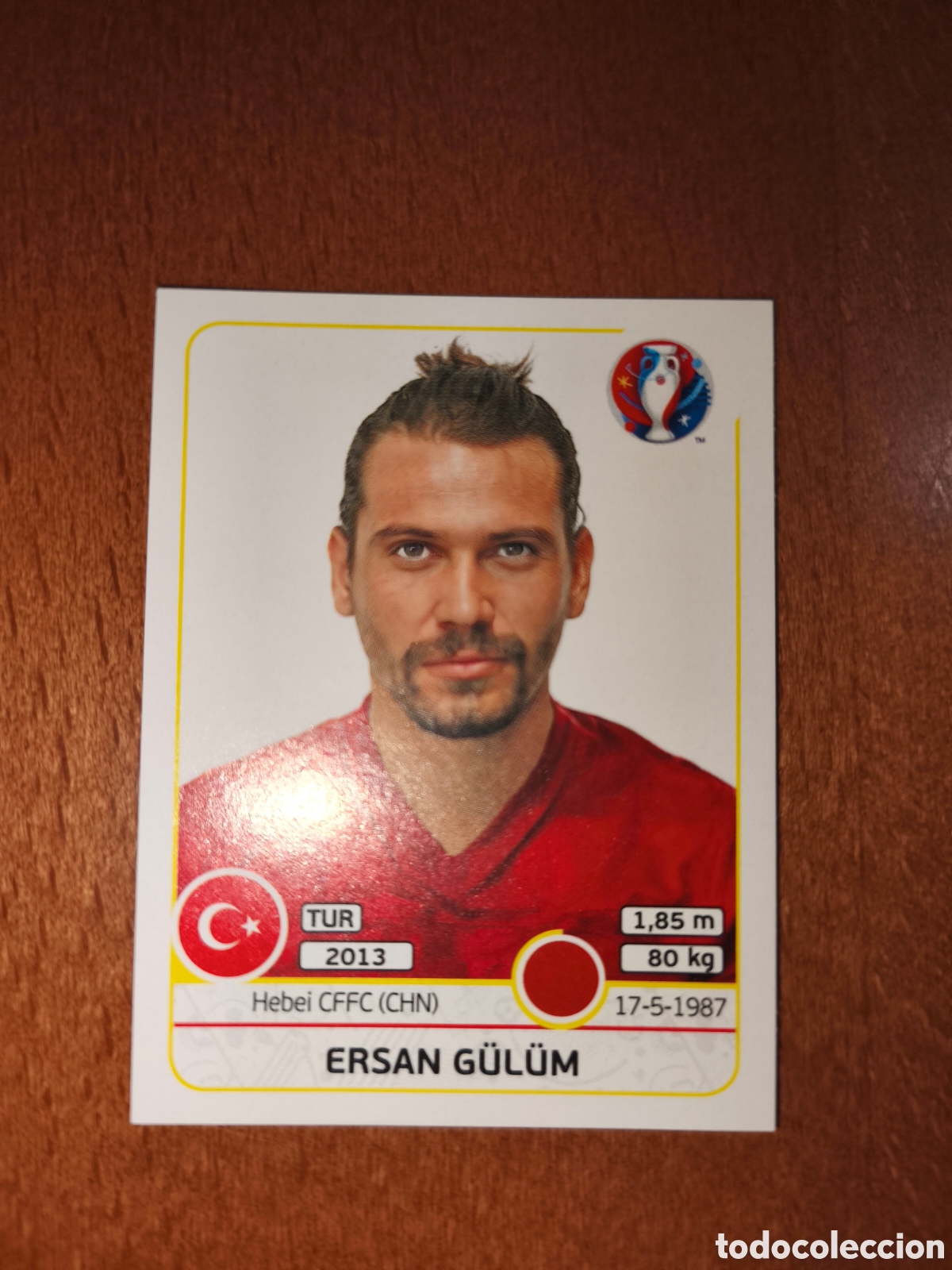 Cartes &agrave; collectionner de Football: Ersan Gulum n&deg;412 UEFA Euro 2016 Turqu&iacute;a