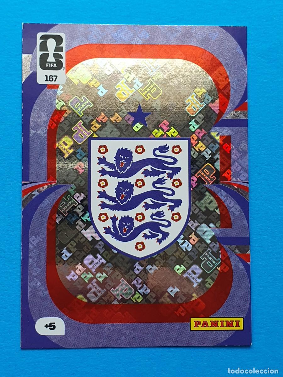 Cartes &agrave; collectionner de Football: Hologram #167 TEAM CREST (England) - PANINI Adrenalyn XL FIFA World CUP 2026