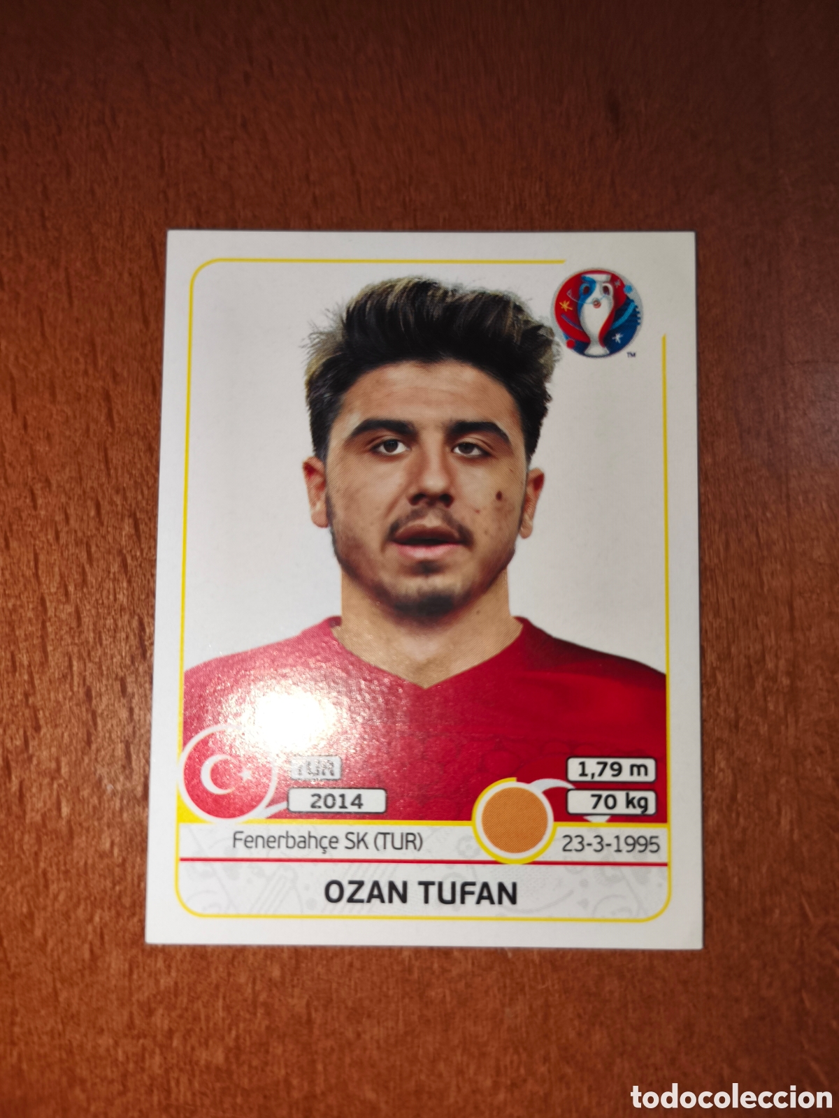 Cartes &agrave; collectionner de Football: Ozan Tufan n&deg;414 UEFA Euro 2016 Turqu&iacute;a