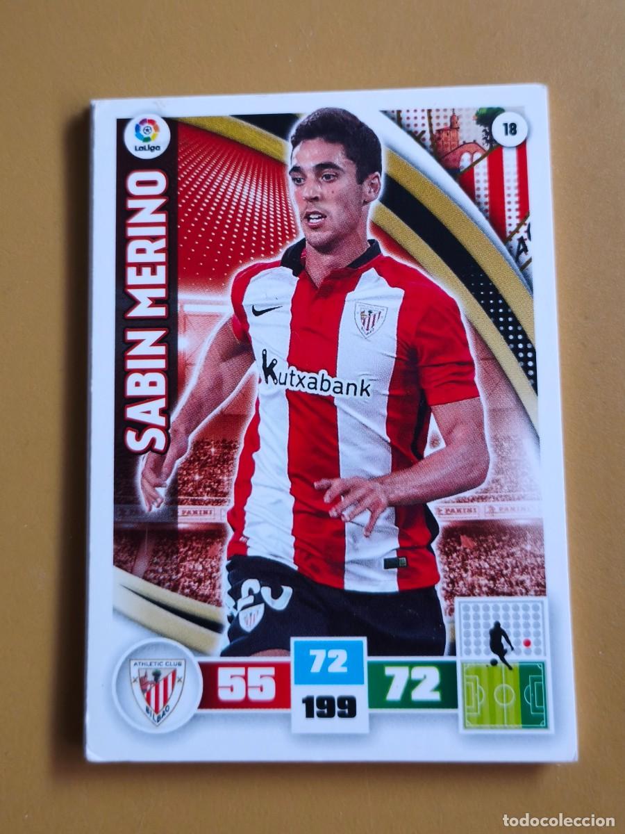 Cartes &agrave; collectionner de Football: sabin merino, adrenalyn 2015 16