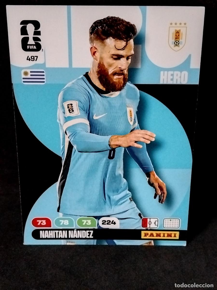 Cartes &agrave; collectionner de Football: NAHITAN N&Aacute;NDEZ - 497 #497 URUGUAY - ADRENALYN XL FIFA World Cup 2026
