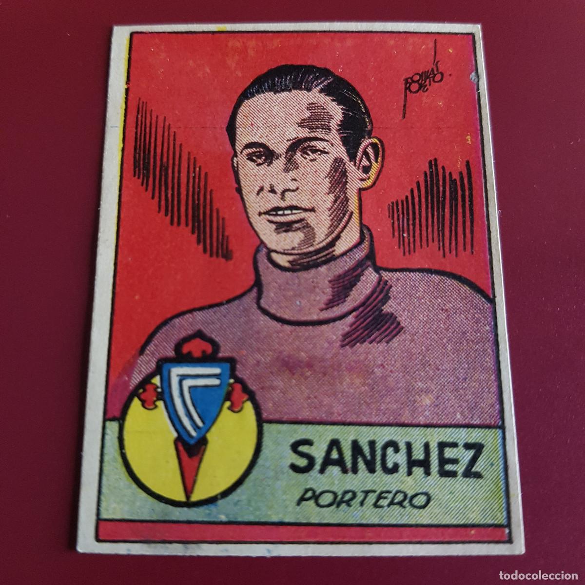Cartes &agrave; collectionner de Football: CISNE - ALBUM FUTBOLISTICO 1942 42 - CELTA - SANCHEZ - NUNCA PEGADO