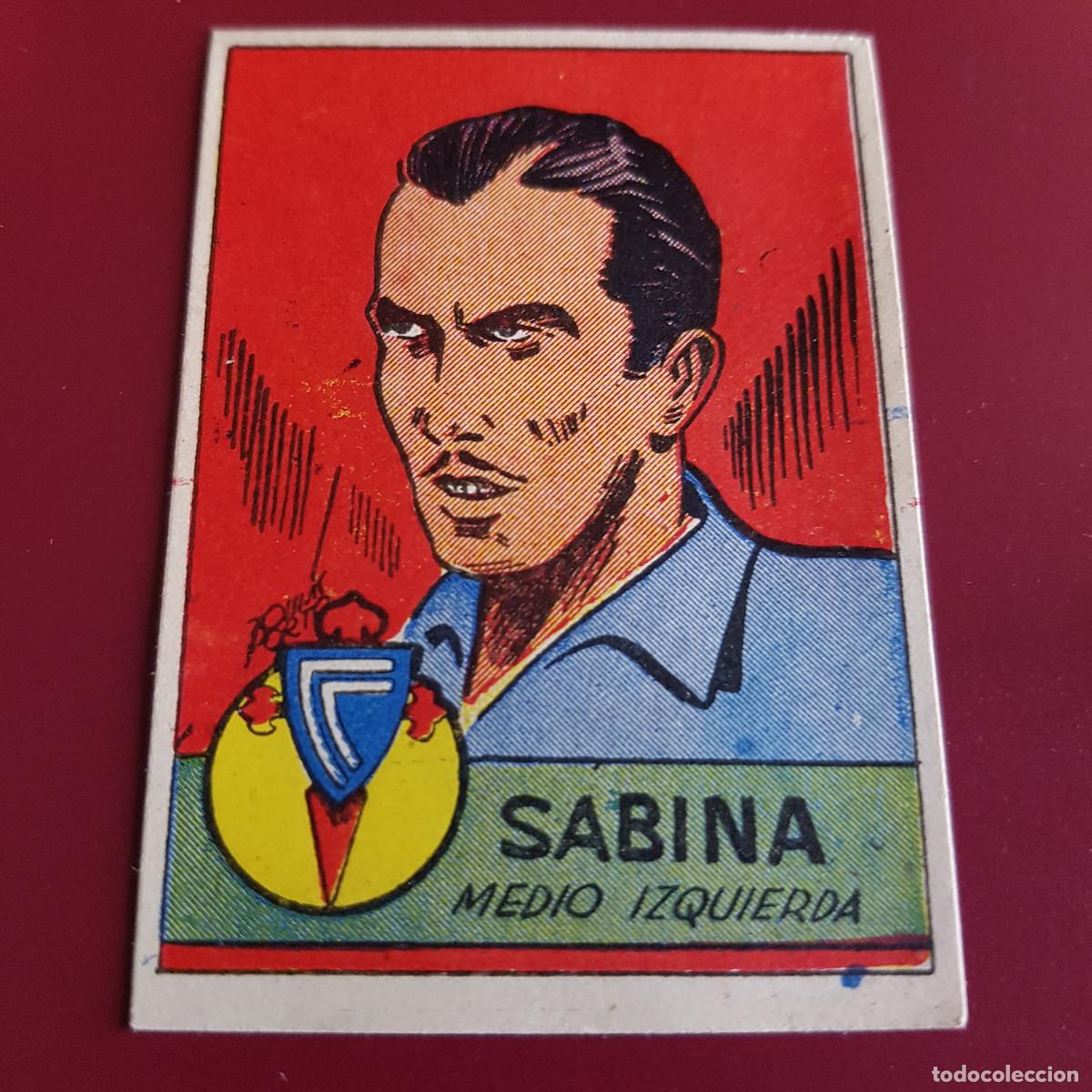 Cartes &agrave; collectionner de Football: CISNE - ALBUM FUTBOLISTICO 1942 42 - CELTA - SABINA - NUNCA PEGADO