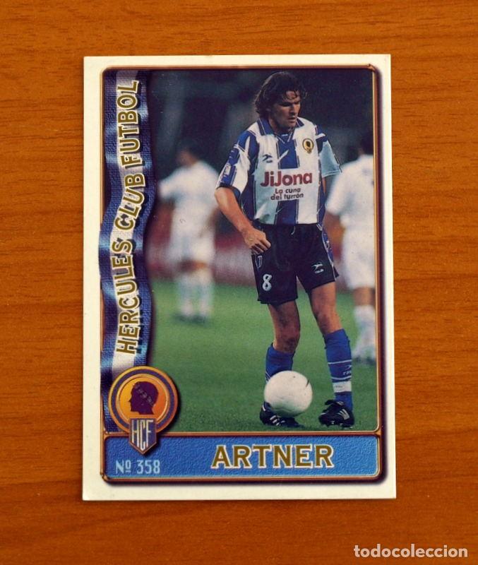Figurine di Calcio: H&eacute;rcules -N&ordm; 358 Artner -Mundicromo Las Fichas de la Liga de F&uacute;tbol 1996-1997-96-97