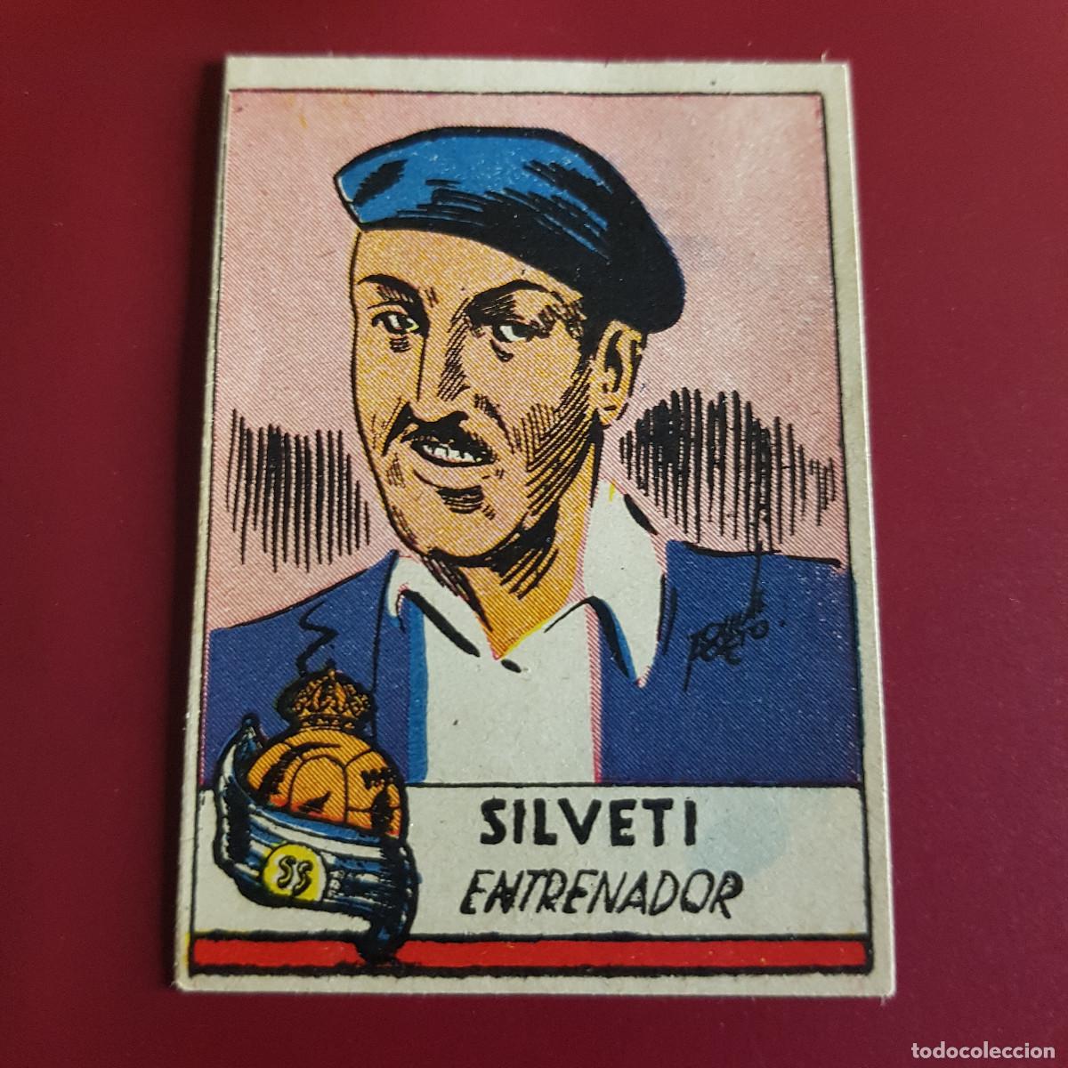 Figurine di Calcio: CISNE - ALBUM FUTBOLISTICO 1942 42 - SOCIEDAD - SILVETI - NUNCA PEGADO