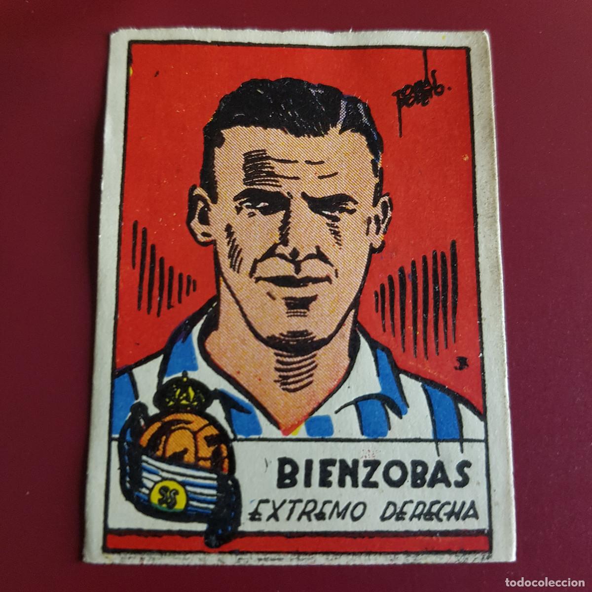 Cromos de Futebol: CISNE - ALBUM FUTBOLISTICO 1942 42 - SOCIEDAD - BIENZOBAS - NUNCA PEGADO