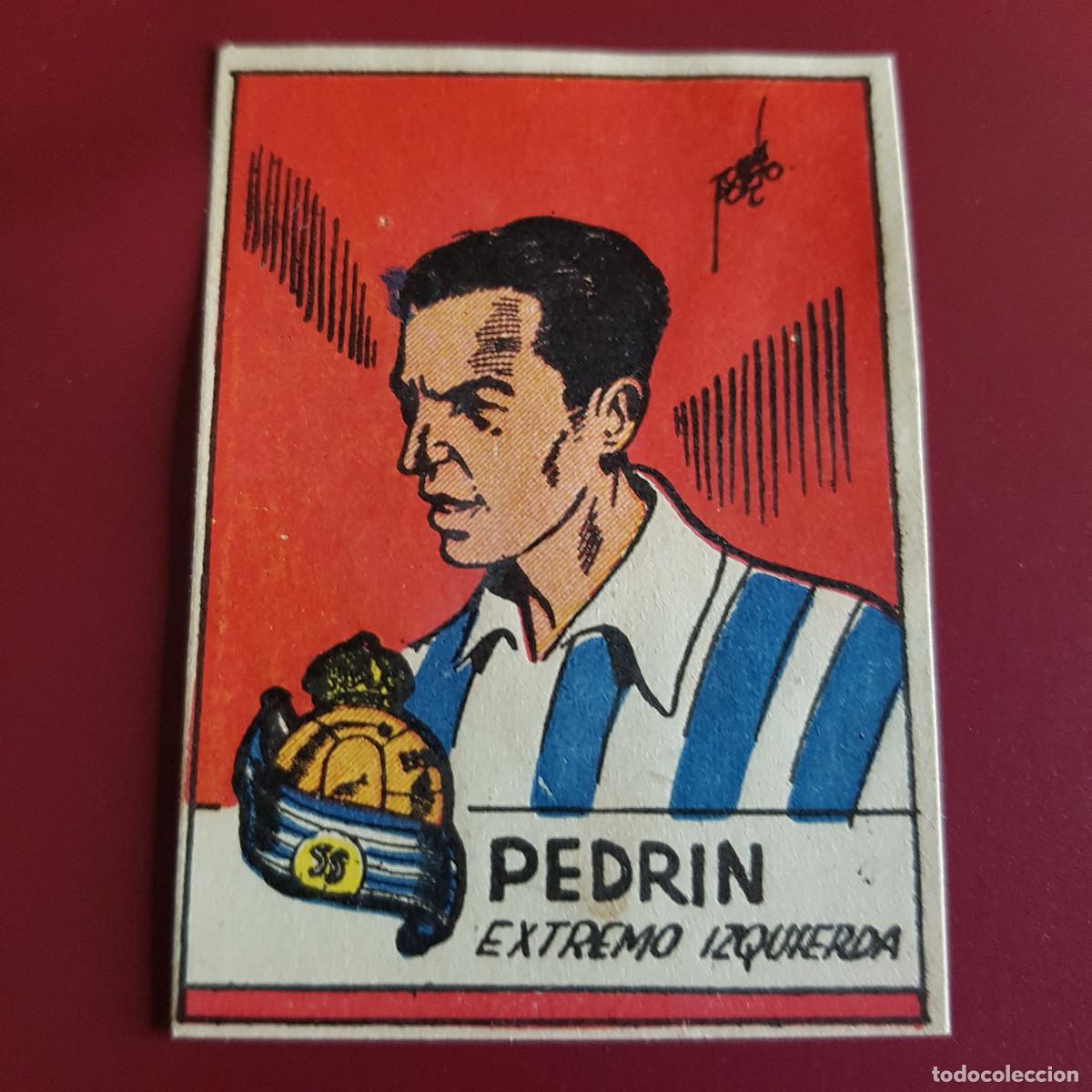 Cromos de F&uacute;tbol: CISNE - ALBUM FUTBOLISTICO 1942 42 - SOCIEDAD - PEDRIN - NUNCA PEGADO