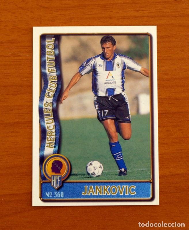 Cromos de F&uacute;tbol: H&eacute;rcules -N&ordm; 360 Jankovic -Mundicromo Las Fichas de la Liga de F&uacute;tbol 1996-1997-96-97
