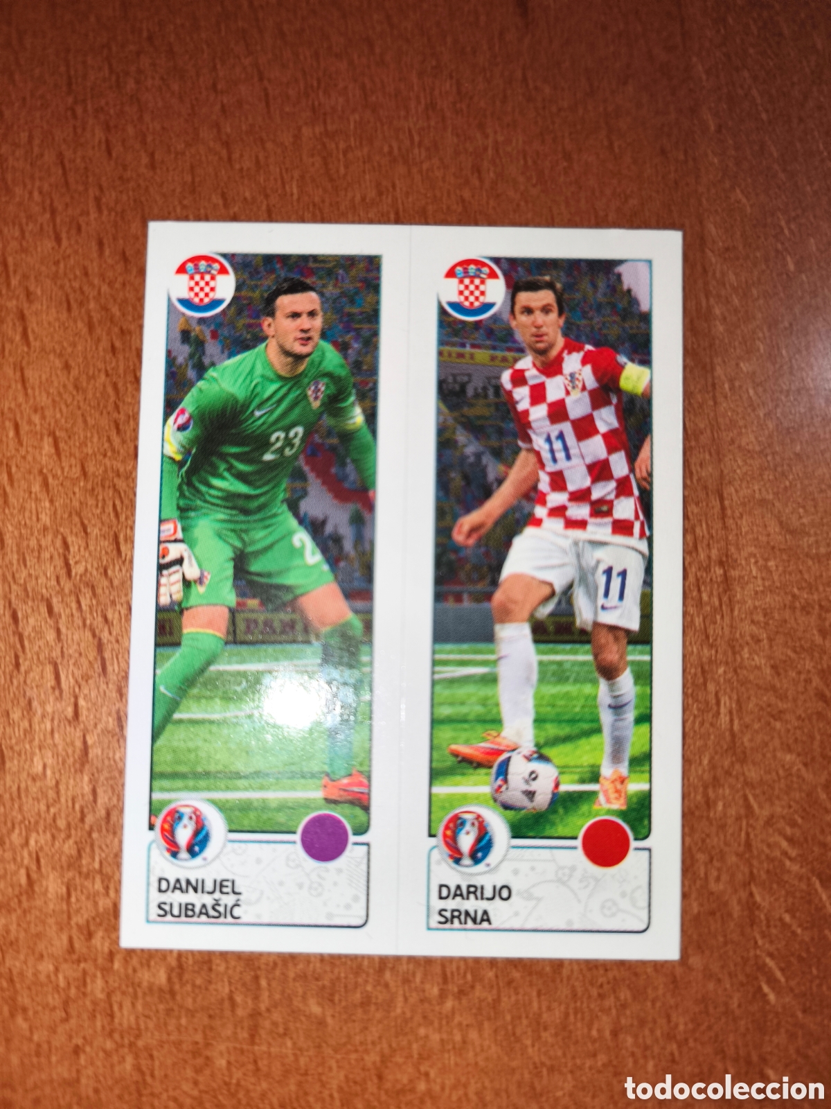 Cromos de F&uacute;tbol: Danijel Subasic/Darijo Srna n&deg;432 UEFA Euro 2016 Croacia