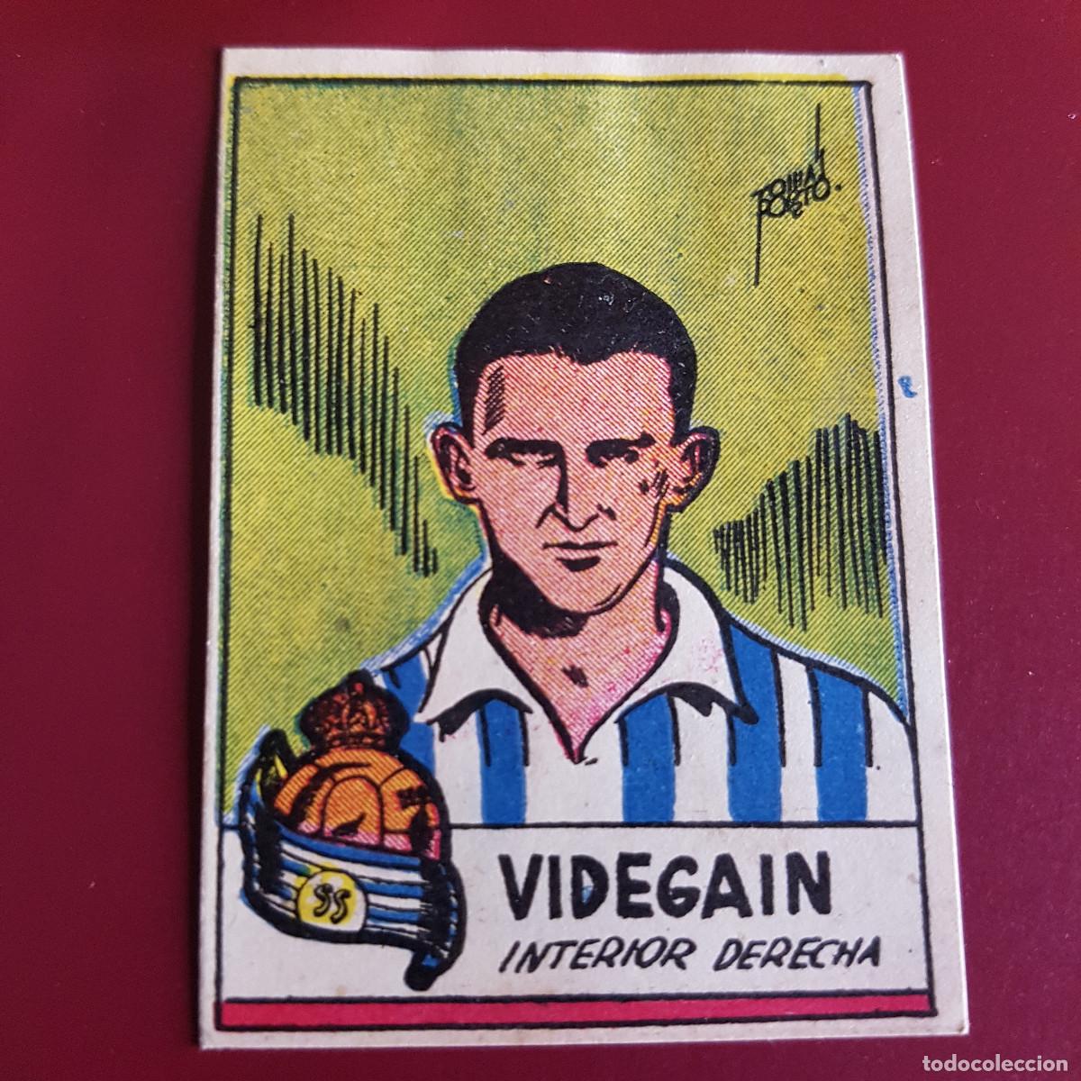 Figurine di Calcio: CISNE - ALBUM FUTBOLISTICO 1942 42 - SOCIEDAD - VIDEGAIN - NUNCA PEGADO