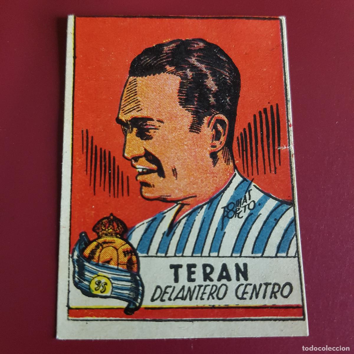 Cromos de F&uacute;tbol: CISNE - ALBUM FUTBOLISTICO 1942 42 - SOCIEDAD - TERAN - NUNCA PEGADO