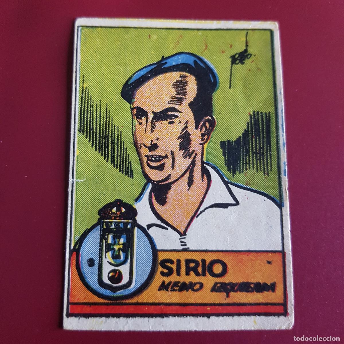 Cromos de F&uacute;tbol: CISNE - ALBUM FUTBOLISTICO 1942 42 - OVIEDO - SIRIO - NUNCA PEGADO