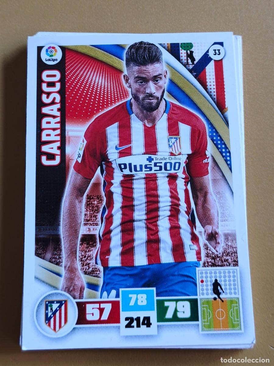 Cromos de F&uacute;tbol: carrasco, adrenalyn 2015 16
