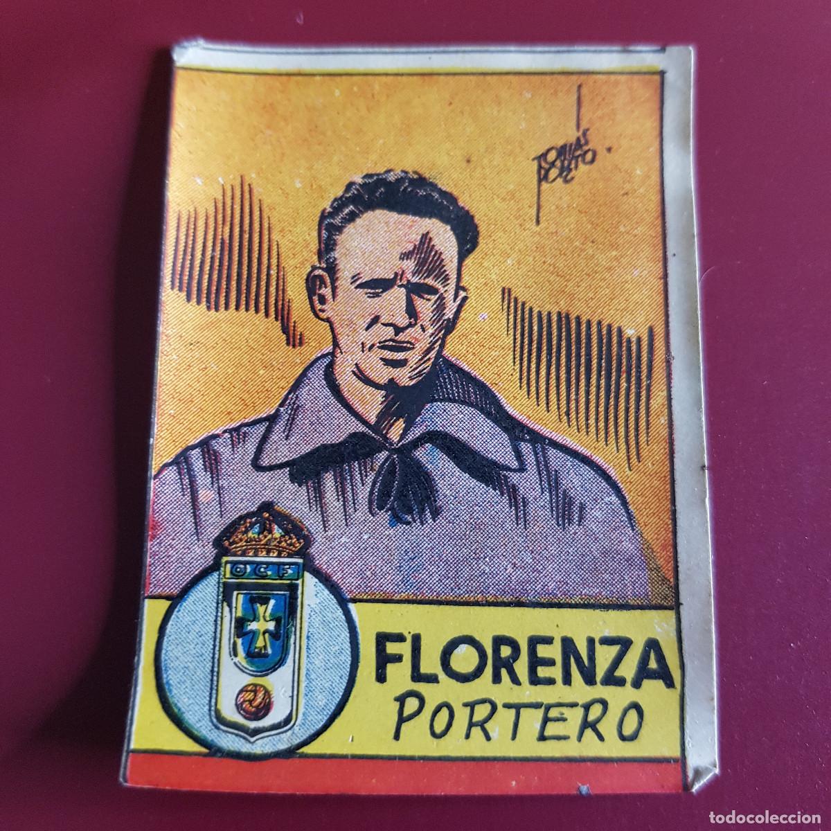 Cromos de F&uacute;tbol: CISNE - ALBUM FUTBOLISTICO 1942 42 - OVIEDO - FLORENZA - NUNCA PEGADO