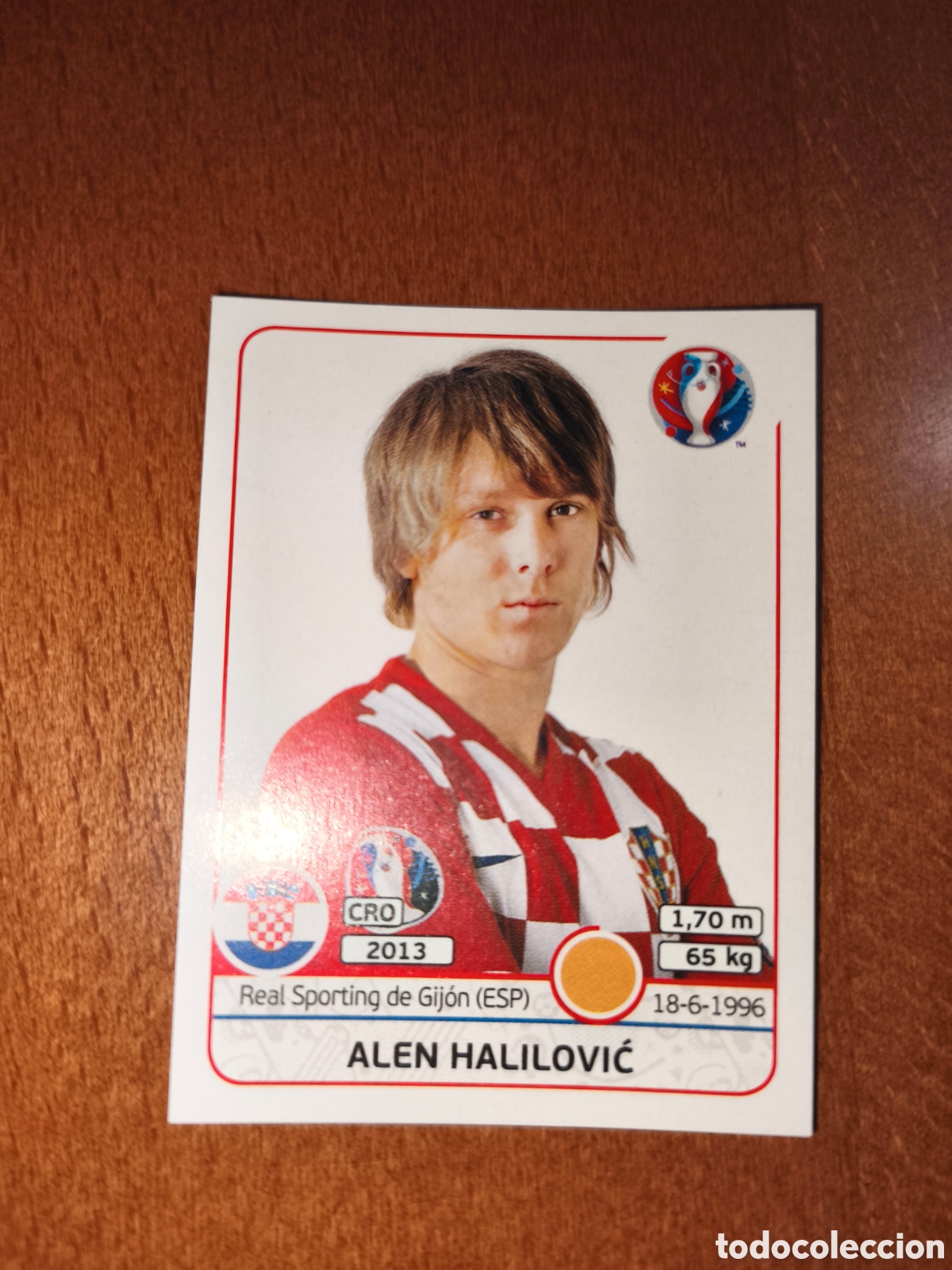 Cromos de F&uacute;tbol: Alen Halilovic n&deg;452 UEFA Euro 2016 Croacia