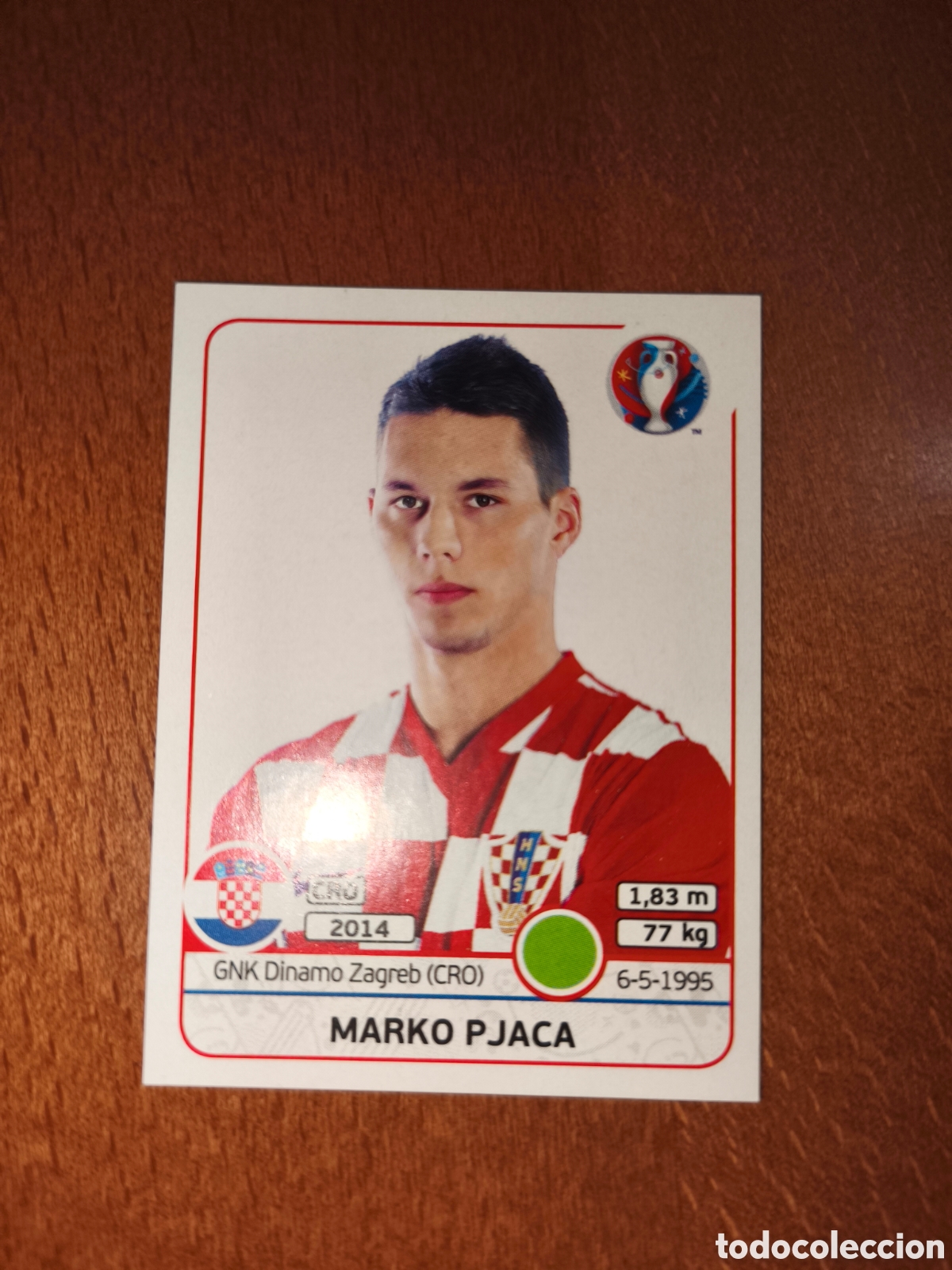 Cromos de F&uacute;tbol: Marko Pjaca n&deg;453 UEFA Euro 2016 Croacia
