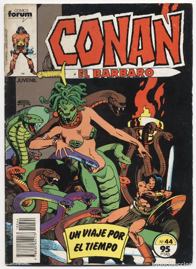 Cromos de F&uacute;tbol: COMIC GRAPA CONAN BARBARO N&ordm; 44 UN VIAJE POR EL TIEMPO EDICIONES FORUM MARVEL 1984