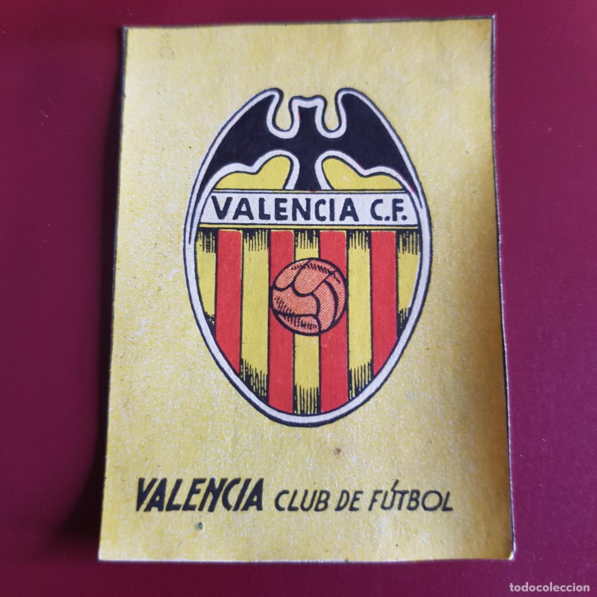 Cromos de F&uacute;tbol: CISNE - ALBUM FUTBOLISTICO 1942 42 - VALENCIA - ESCUDO - NUNCA PEGADO