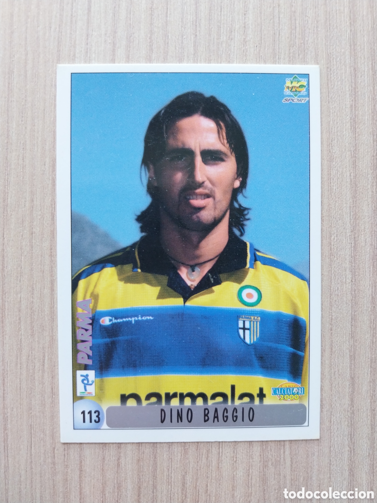 Cromos de F&uacute;tbol: DINO BAGGIO LUIGI SARTOR N&deg; 113 CALCIATORI 1999 2000 99 00 PARMA MUNDICROMO ITALIA F&Uacute;TBOL LIGA