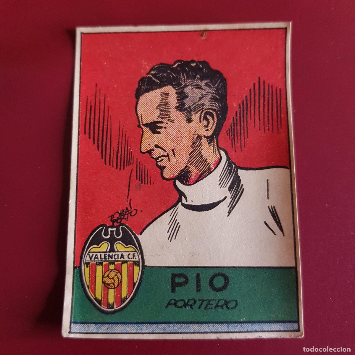 Cromos de F&uacute;tbol: CISNE - ALBUM FUTBOLISTICO 1942 42 - VALENCIA - PIO - NUNCA PEGADO