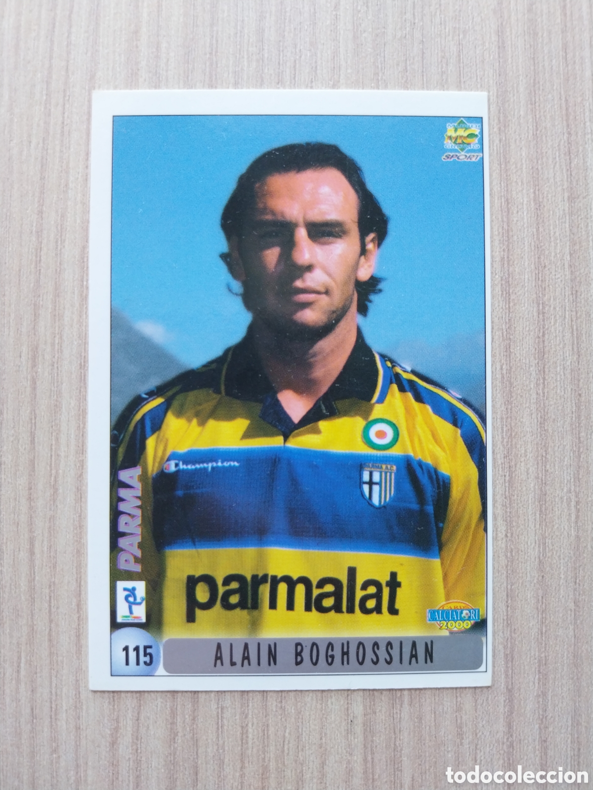 Cromos de F&uacute;tbol: ALAIN BOGHOSSIAN MARIO STANIC N&deg; 115 CALCIATORI 1999 2000 99 00 PARMA MUNDICROMO ITALIA F&Uacute;TBOL