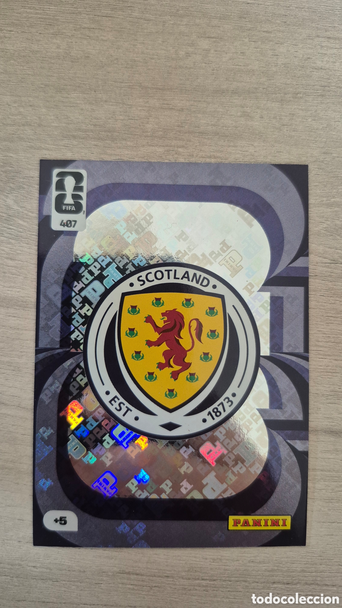 Cromos de F&uacute;tbol: N&deg;407 Escudo Escocia Adrenalyn FIFA World Cup 26