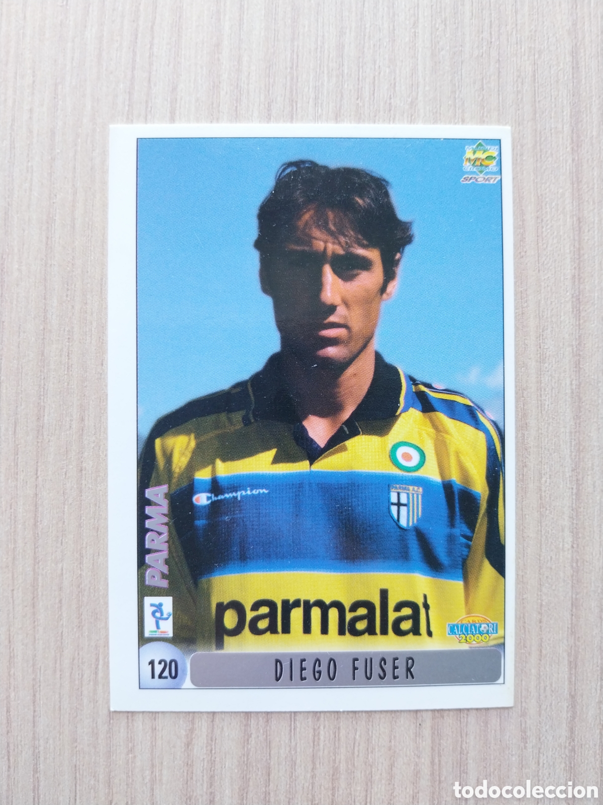 Cromos de F&uacute;tbol: DIEGO FUSER CHECK LIST N&deg; 120 CALCIATORI 1999 2000 99 00 PARMA MUNDICROMO ITALIA F&Uacute;TBOL LIGA CARTA
