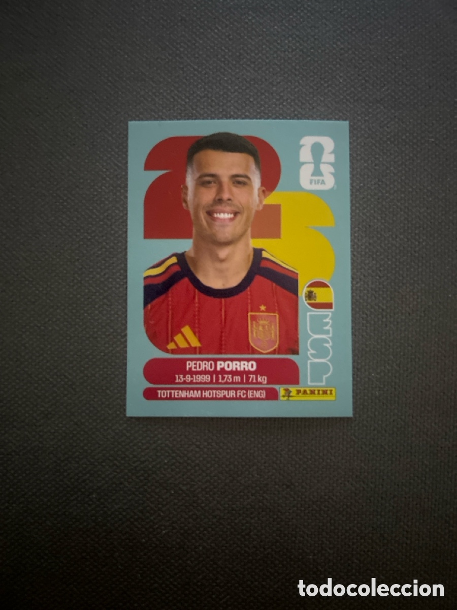 Cromos de F&uacute;tbol: Pedro Porro ESP 6 Espa&ntilde;a Mundial FIFA World Cup 2026 26