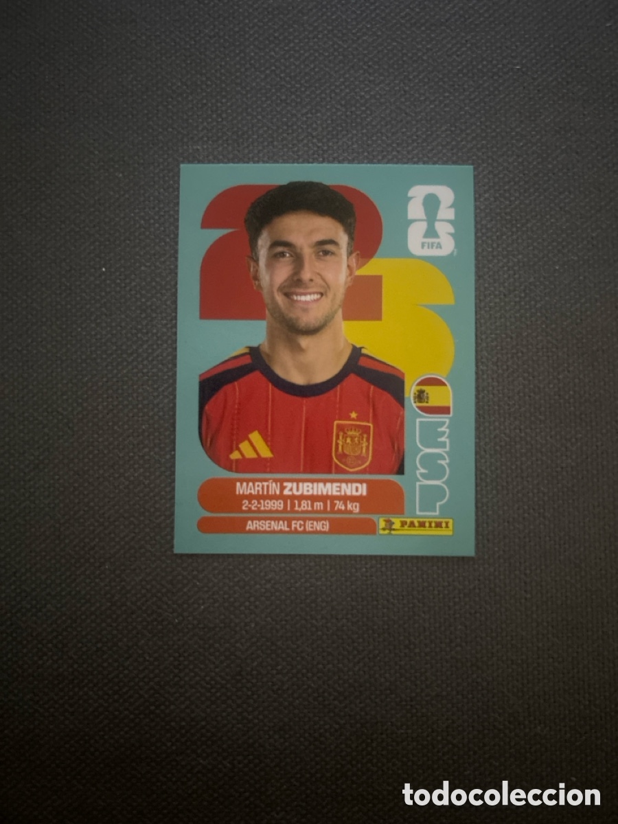 Cromos de F&uacute;tbol: Zubimendi ESP 9 Espa&ntilde;a Mundial FIFA World Cup 2026 26