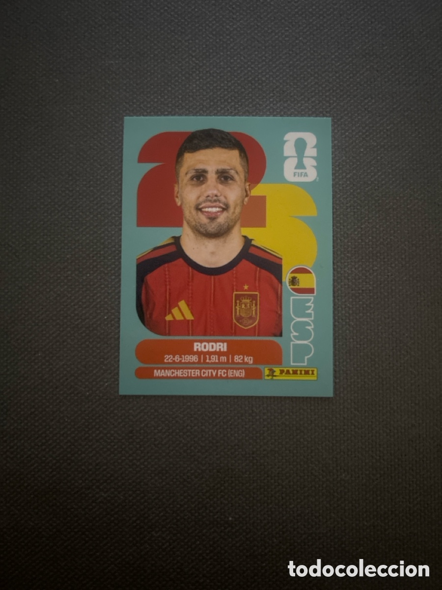 Cromos de F&uacute;tbol: Rodri ESP 10 Espa&ntilde;a Mundial FIFA World Cup 2026 26